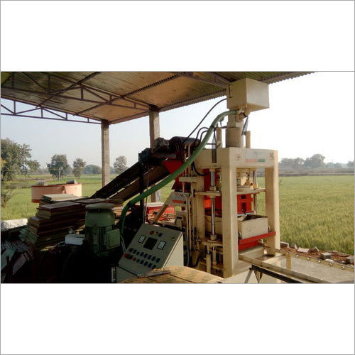 Fly Ash Brick Machine - 25 Kilowatt Power, 600 Kilograms Weight | Automatic PLC Control for Efficient Brick Production