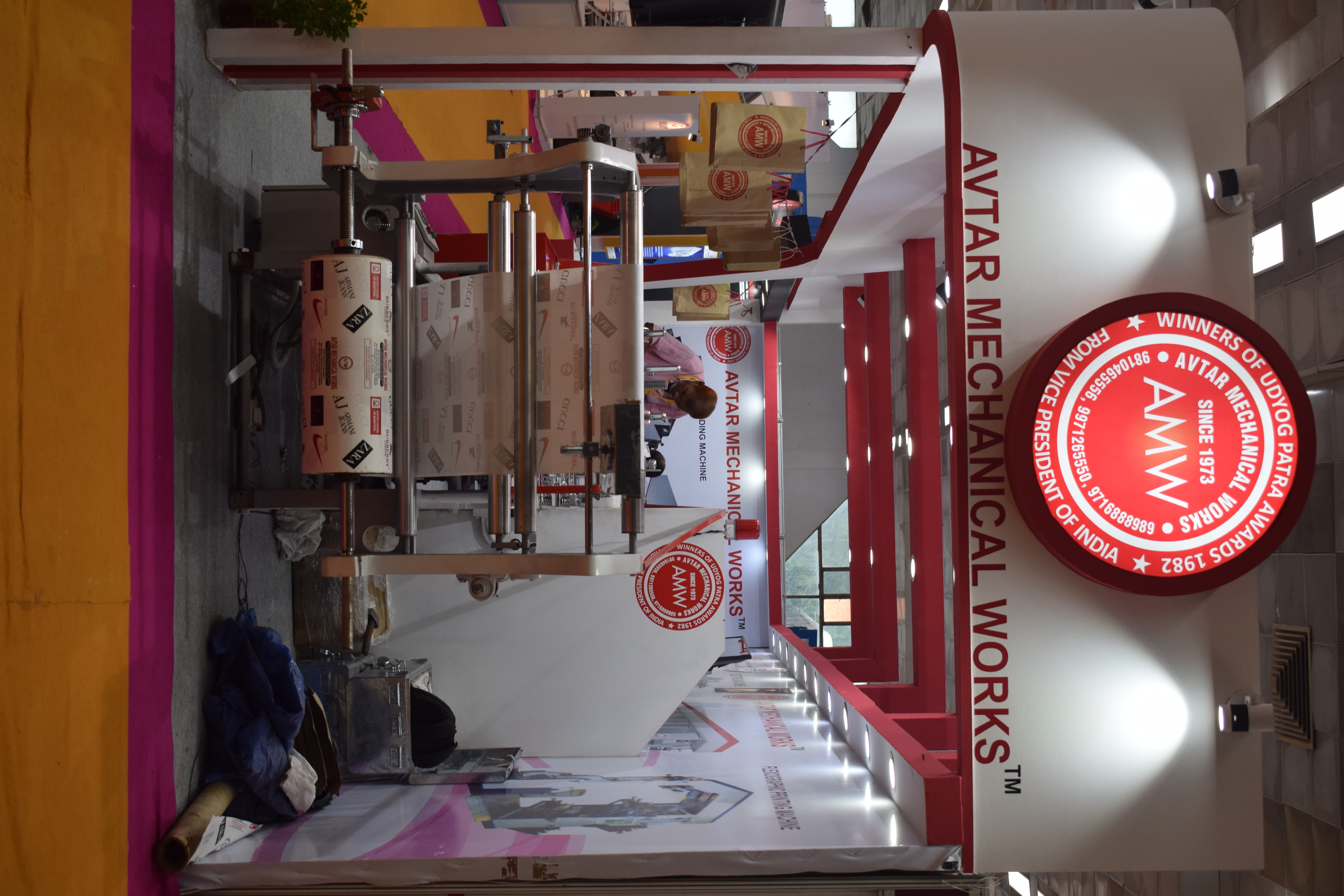 Automatic Paper Carry Bag Making Machine With 4 Colour Printing