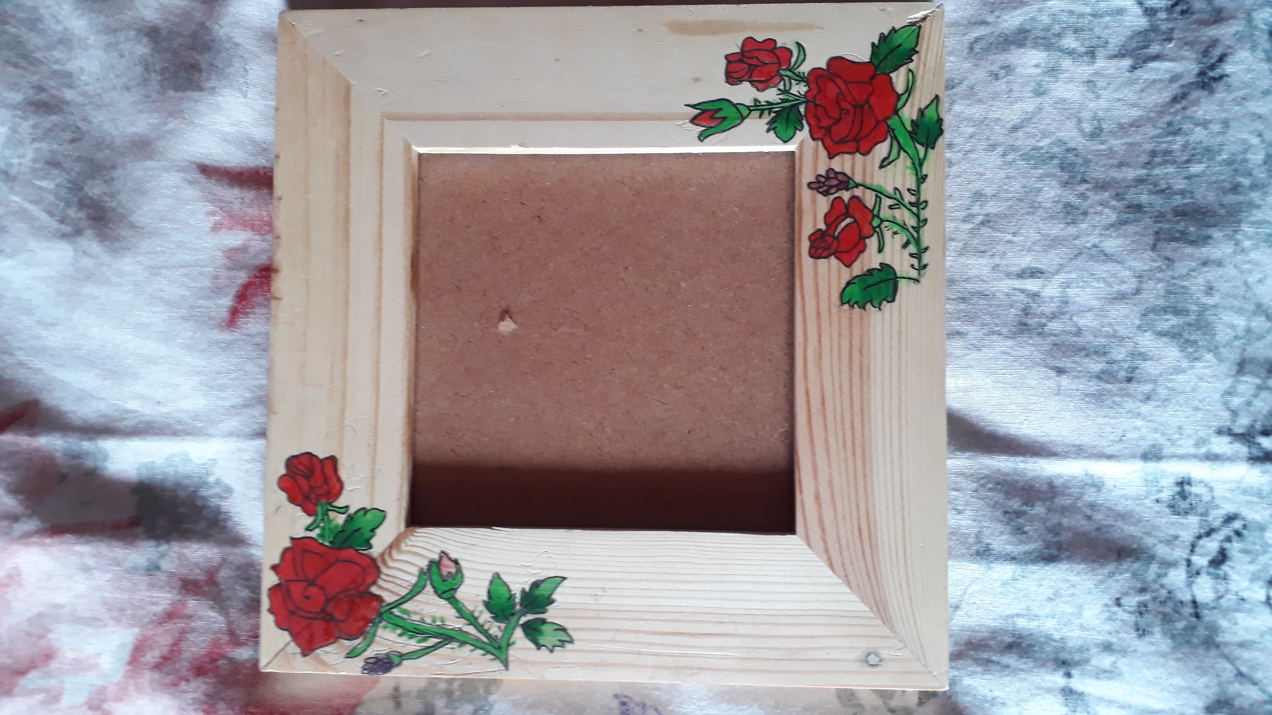 Photo Frame - Pine Wood Material, Customized Size, Nautical Style, Hand Printing Finish | Perfect For Home Decoration, Art & Collectibles, Gifts & Weddings