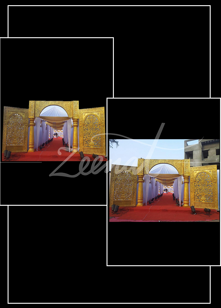 Golden Wedding Gate