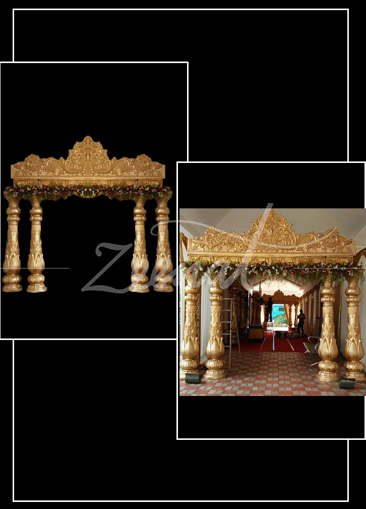 Golden Wedding Gate