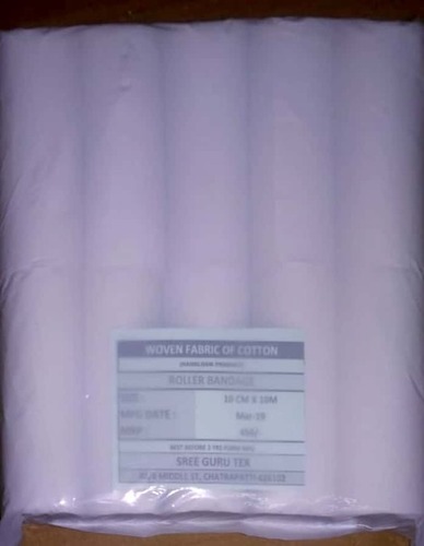 Surgical Bandage - 100% Cotton, Lengths: 3-12m, Widths: 5-15cm, Color: White | Disposable, Woven Style, Gauge Bandage