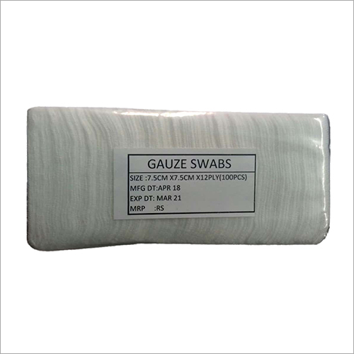 White Gauze Swab