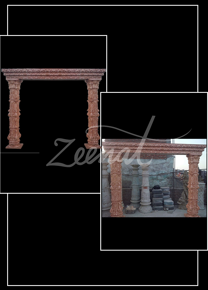 Wedding Fiber Gate - Brown Fiber Material | Ideal For Weddings, Ceremonies, And Special Occasions
