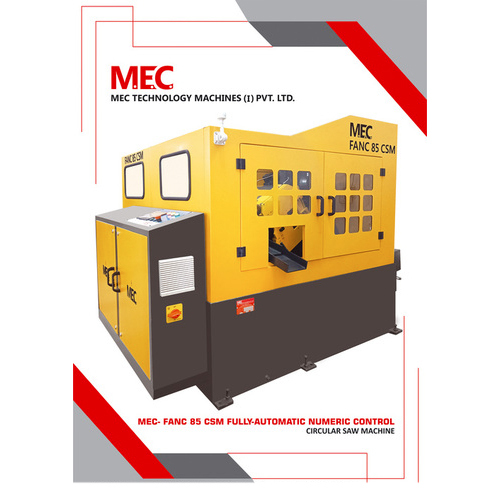 Circular Saw Machine - Steel, 200x2150x1800 mm, Gray | Fully Automatic, PLC Control, 20 Ton/day Capacity, 70 mm Cutting Thickness, Electric Drive