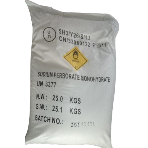 Sodium Perborate Monohydrate - White Powder, 25 kg Bags | Stable Source of Active Oxygen for Detergents and Tooth Bleaching