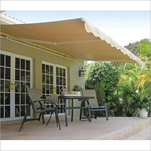 Rectangular Exterior Awnings - PU Coated Polyester, Adjustable Height 22-54 Inch | Waterproof, Eye-Catching Design, Ideal for Shade Solutions