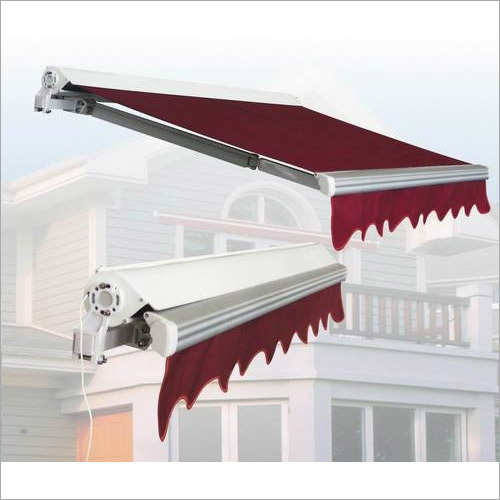 Fixed Wall Awnings - Polyester, Adjustable Height: 22-54 inches, Waterproof, Stylish Patterns & Colors for Elegant Outdoor Sunshade Solutions