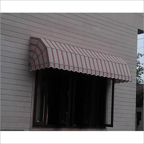 Rectangular Window Awnings Canopy - Polyester Material, Adjustable Height 22-54 Inches | Waterproof, Eye-catching Design, Ideal For Courtyards And Patios