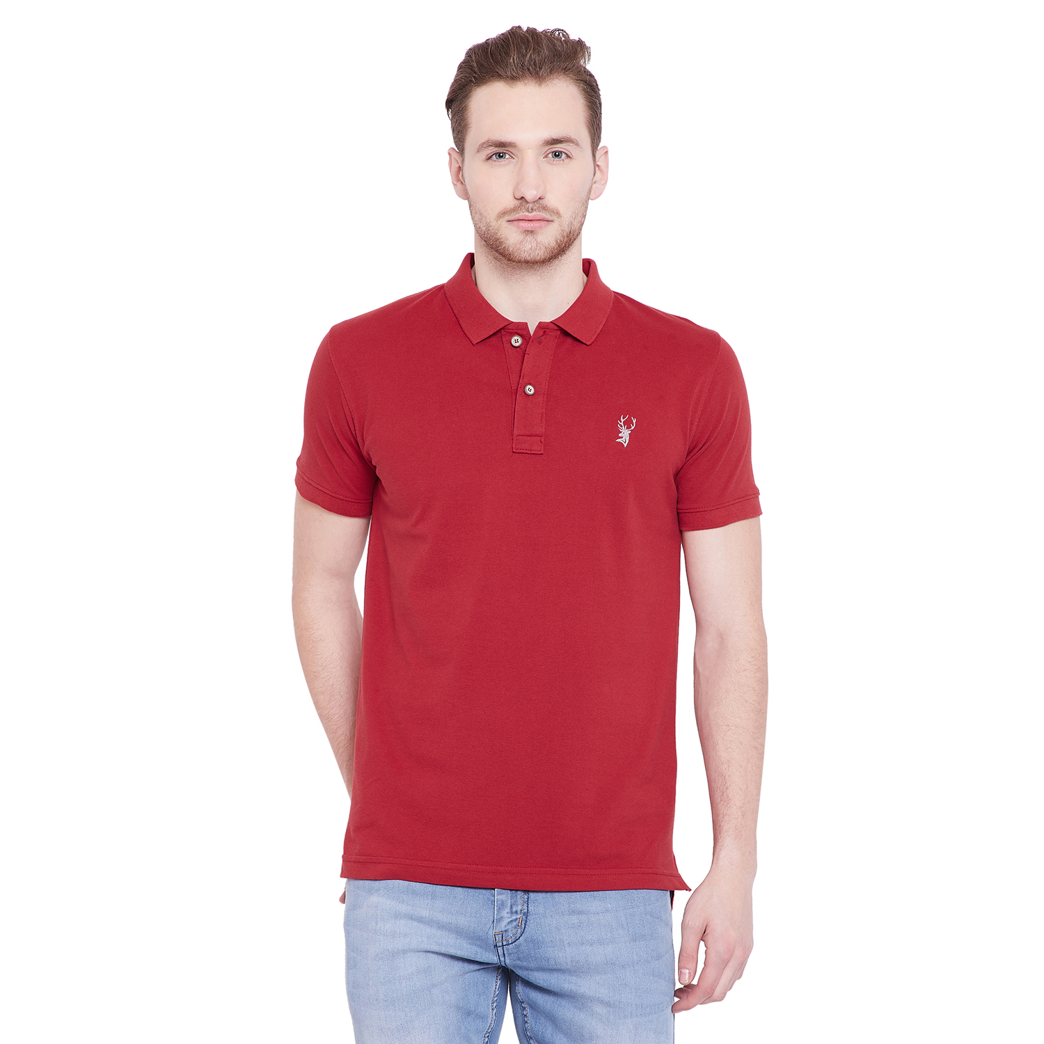 Mens Polo T-shirt - 80% Cotton 20% Polyester , Short Sleeve, Plain Pattern, Available In Multiple Colors And Sizes