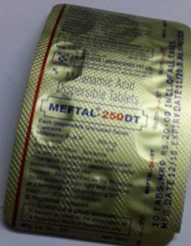 Mefenamic Acid Dispersible Tablet General Medicines
