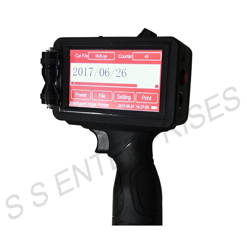 Automatic Inkjet Batch Coding Printer - 143x74x190 mm | 100% Accuracy, Low Power Consumption Below 5W, Air Cooling