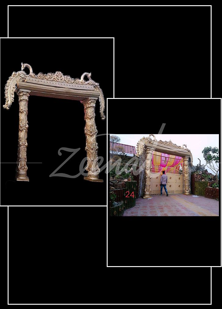 Brown Wedding Gate