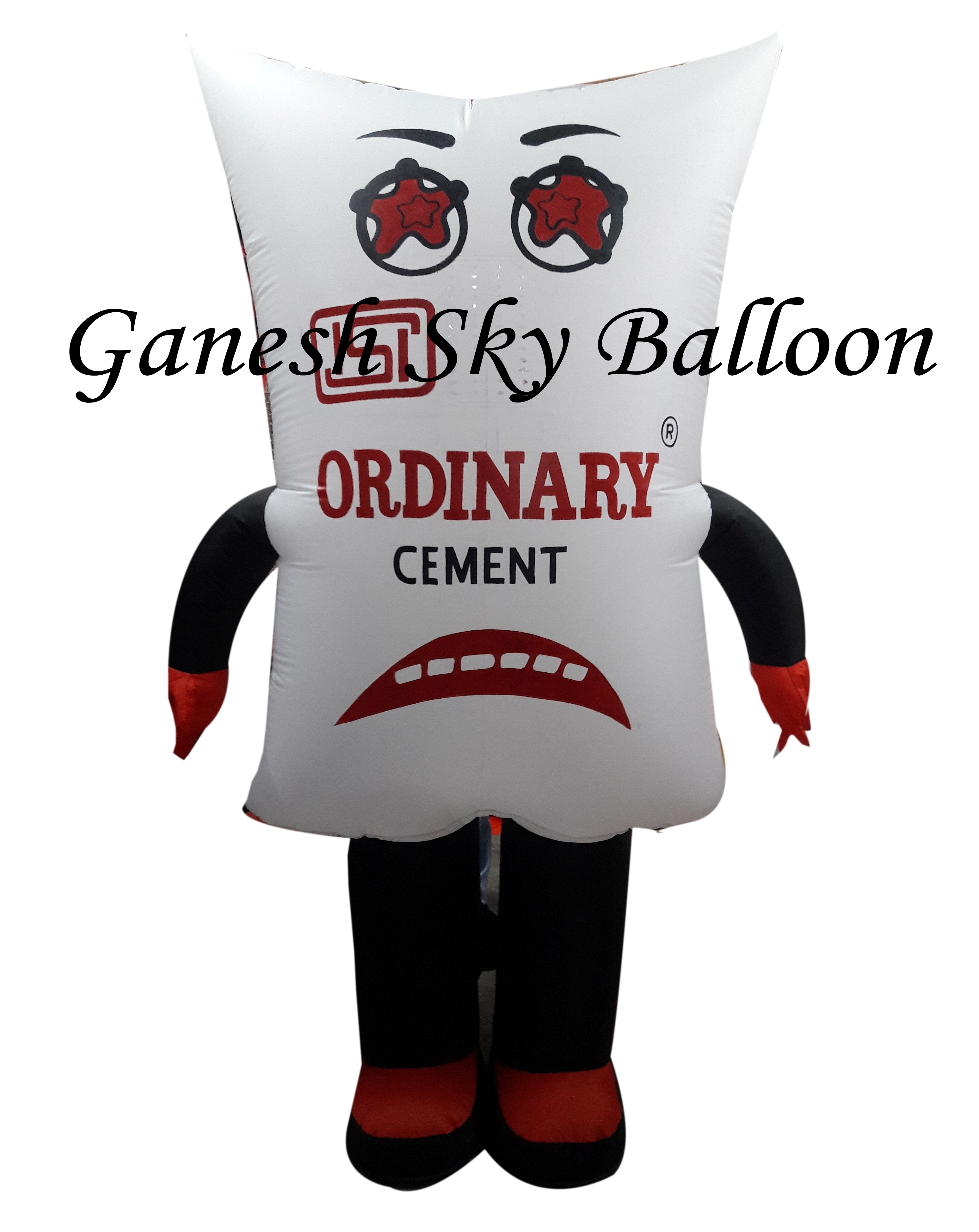 White Advertising Walking Inflatable