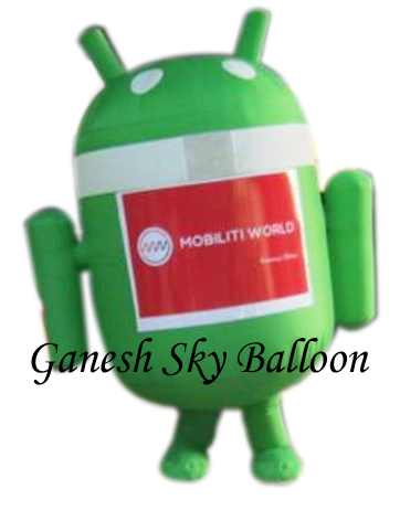 White Advertising Walking Inflatable