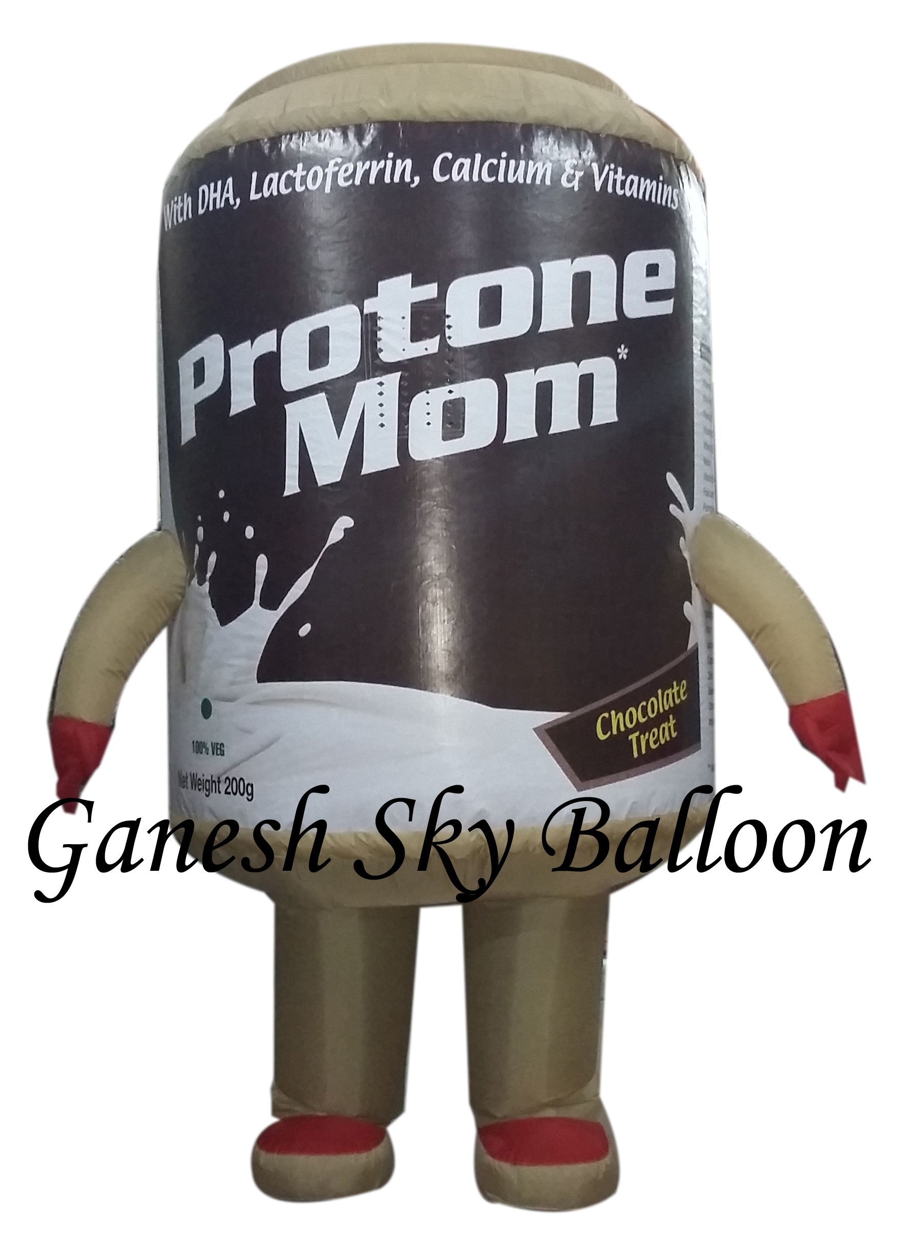 White Advertising Walking Inflatable