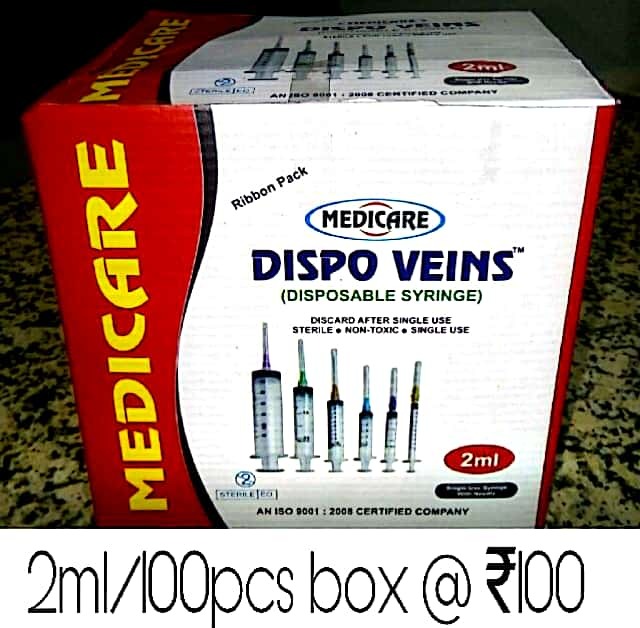 Disposable Syringe - Medical Macromolecule, Various Sizes, White | Sterile, Non-toxic, Optically Clear Barrels, Precision Marked For Accurate Dosage