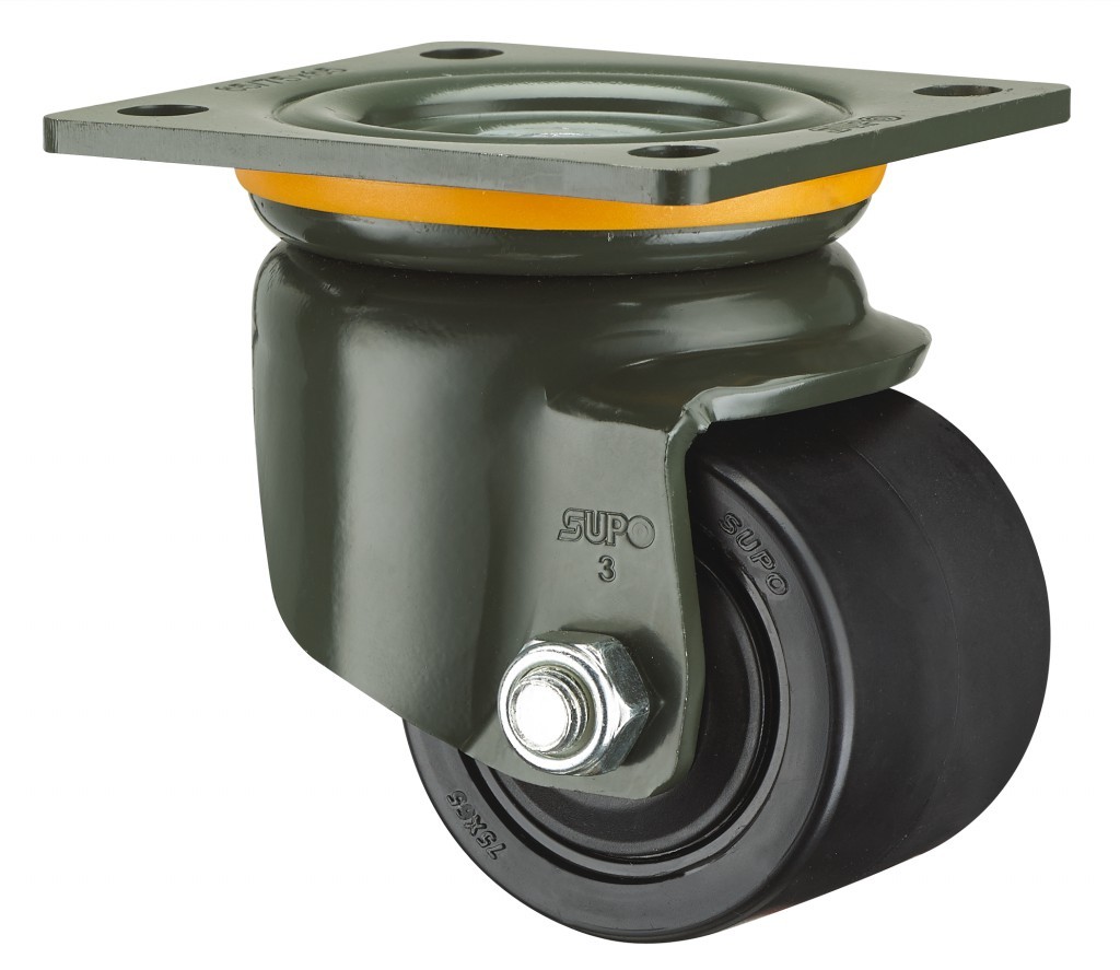 Solid Rubber Tyre Caster Wheel Wheel Size: 25/38/50/75 Mm