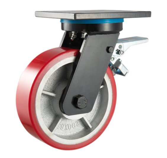 Solid Rubber Tyre Caster Wheel Wheel Size: 25/38/50/75 Mm