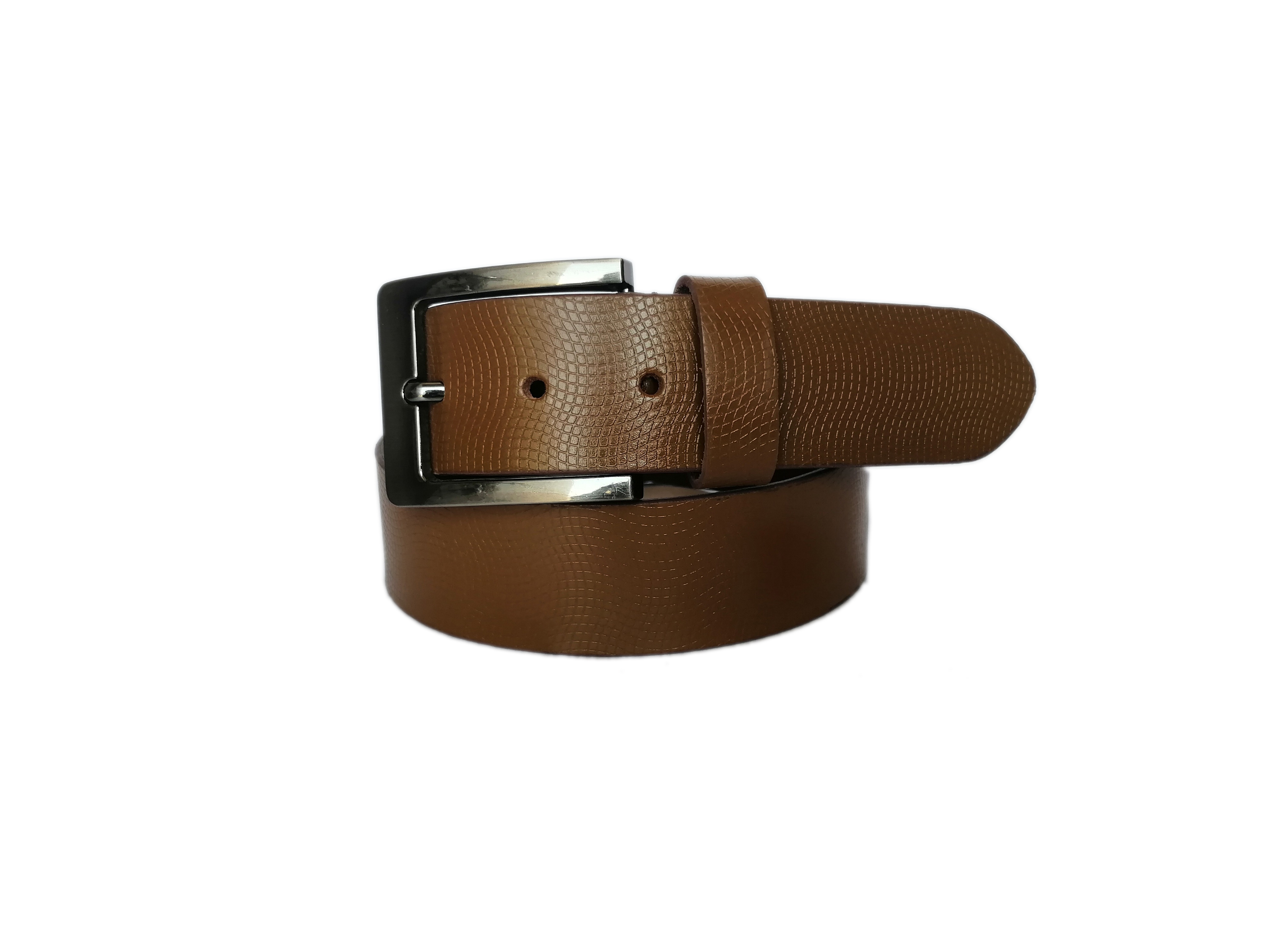 Zinc Leather Belt Mens