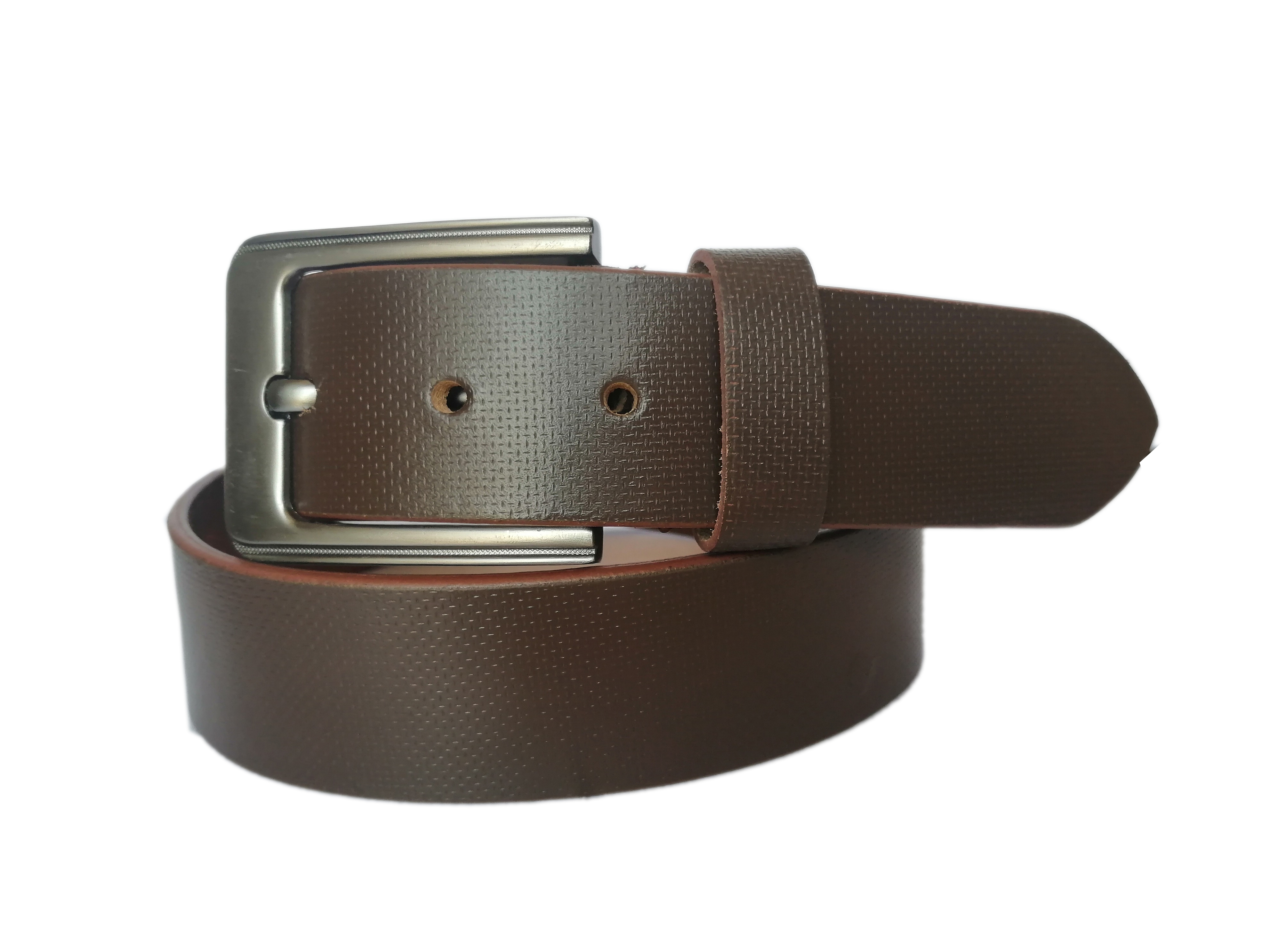 Zinc Leather Belt Mens