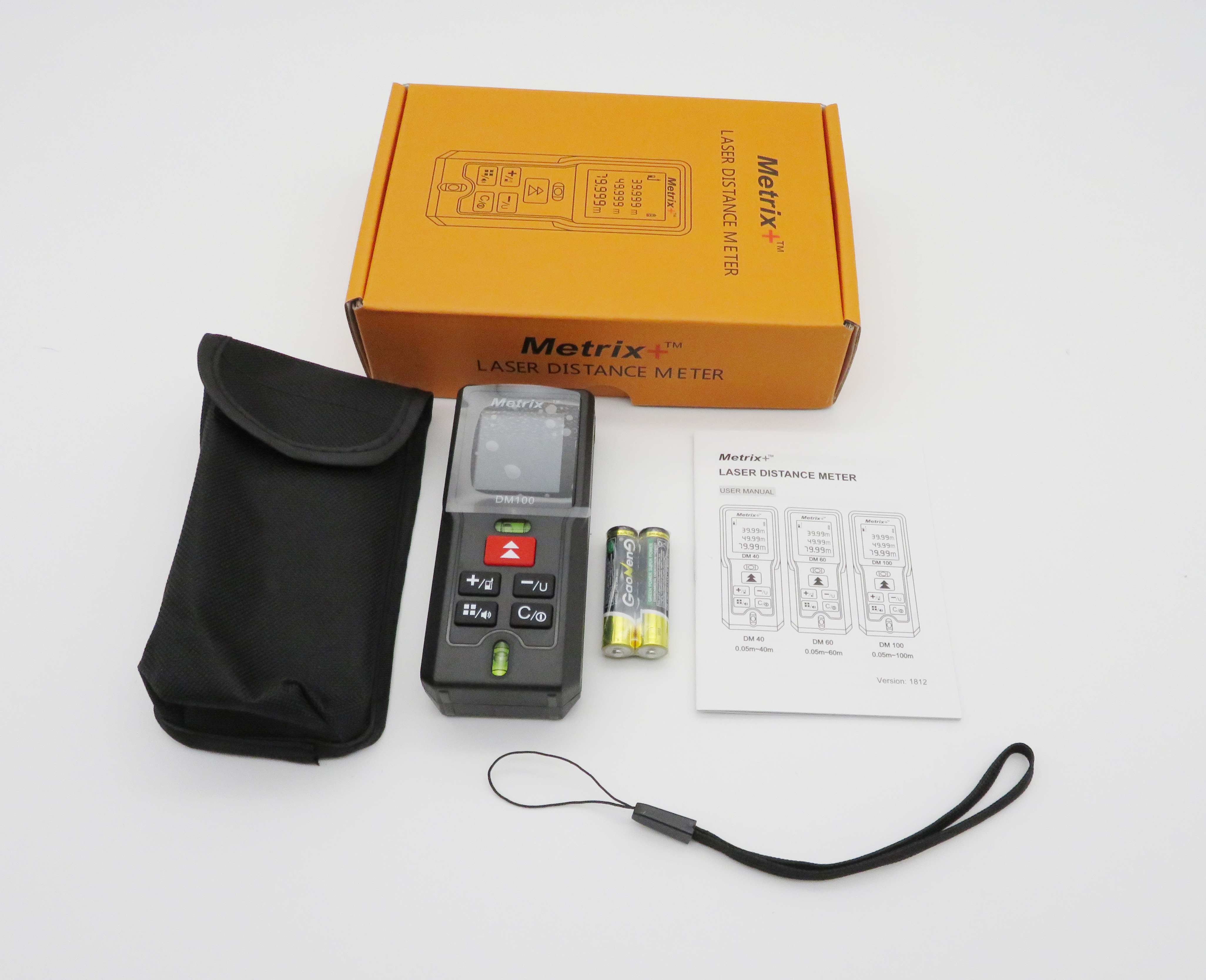 Laser Distance Meter Dm 100 - Color: Black
