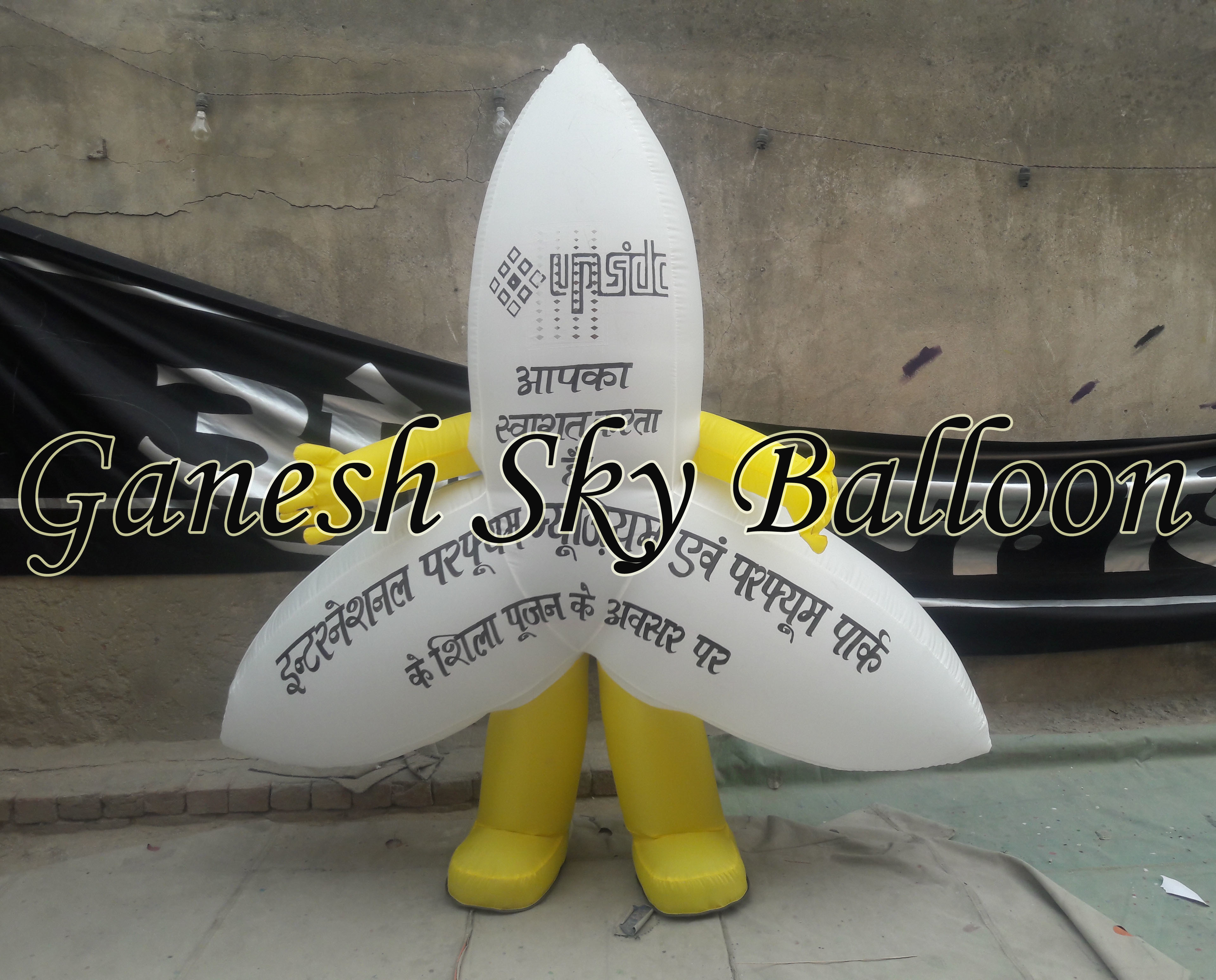 White Mobile Walking Inflatable