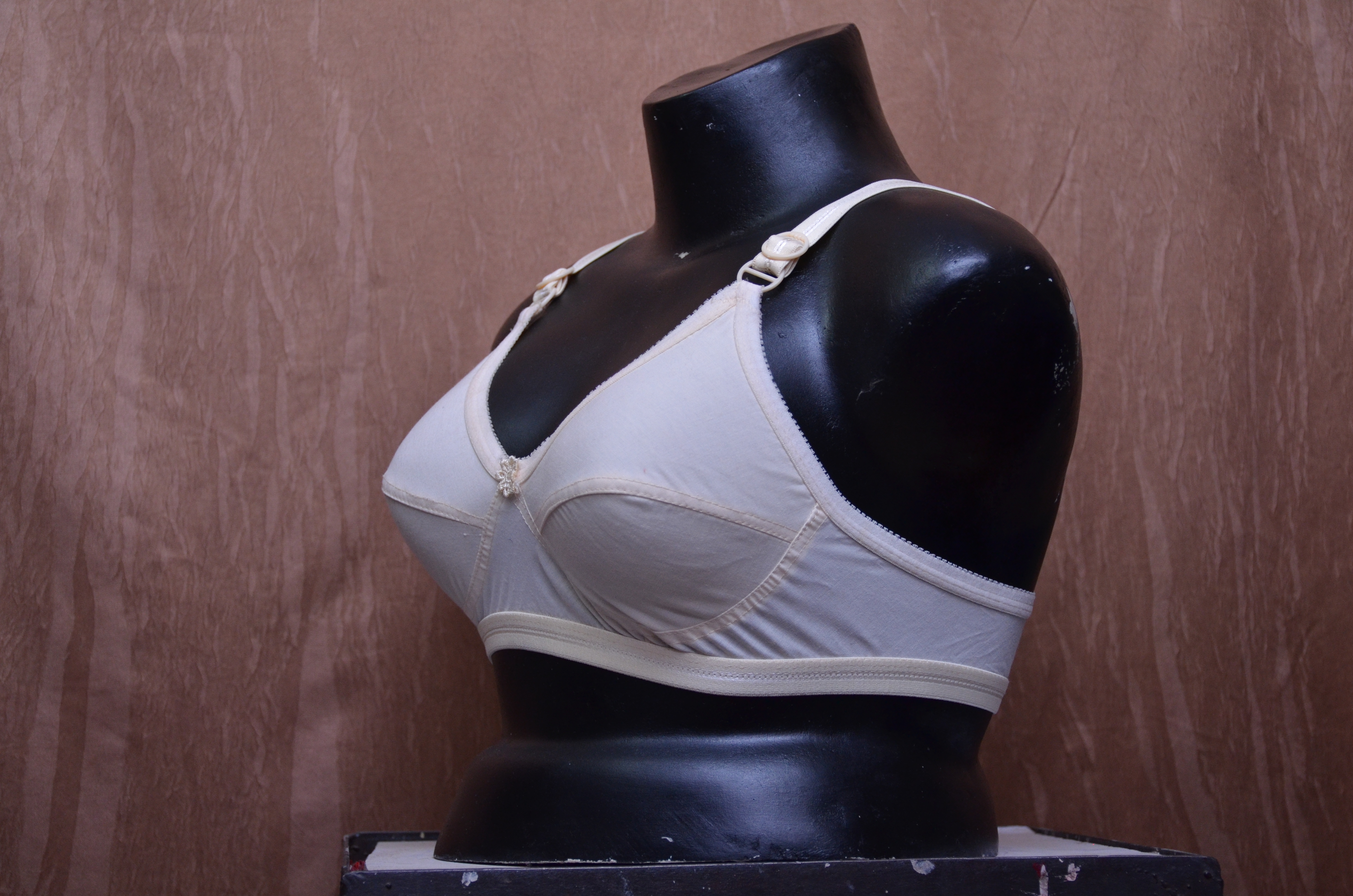 India Choice Three Hook's Bra - Cotton, Size 34-50, Color: White, Skin, Black | Excellent Fit, Easy To Wash, No Color Fading