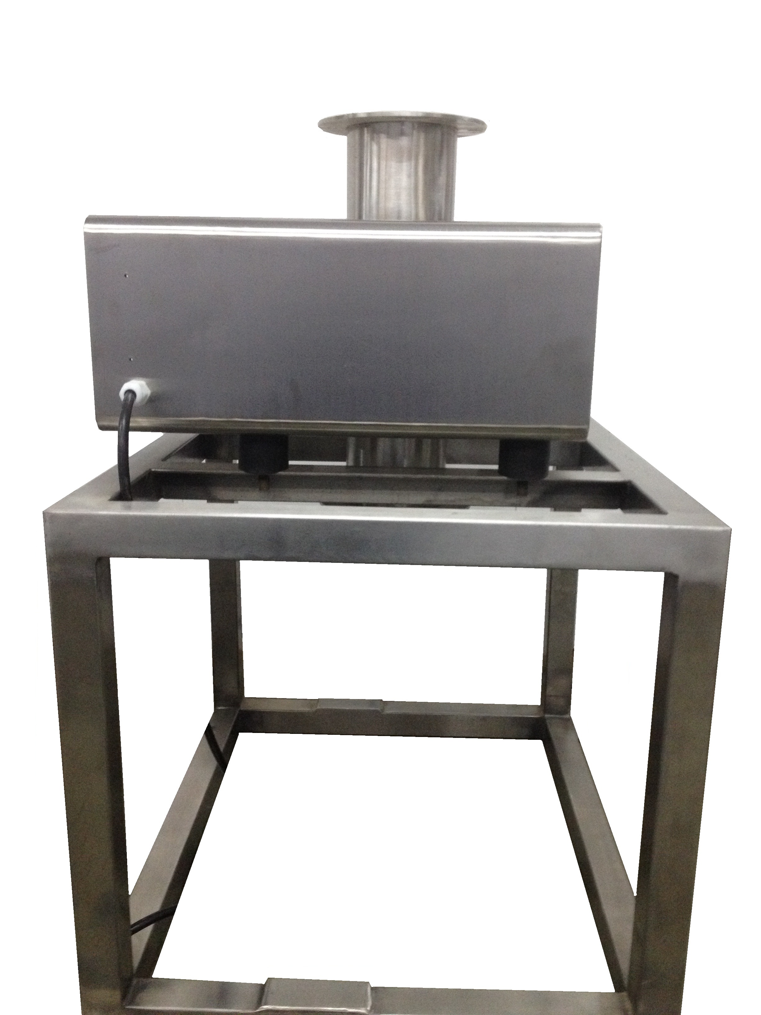 Gravity Feed Metal Detector - Stainless Steel Ss304, Height Up To 4 Feet | Manual Automation, Led Light/sound Alarm, Flap Down Type Rejecter, Waterproof