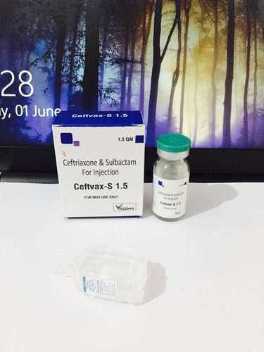 स्टेरिल सेफ्ट्रियाक्सोन सोडियम 1000 मिलीग्राम + सल्बैक्टम सोडियम 500 मिलीग्राम