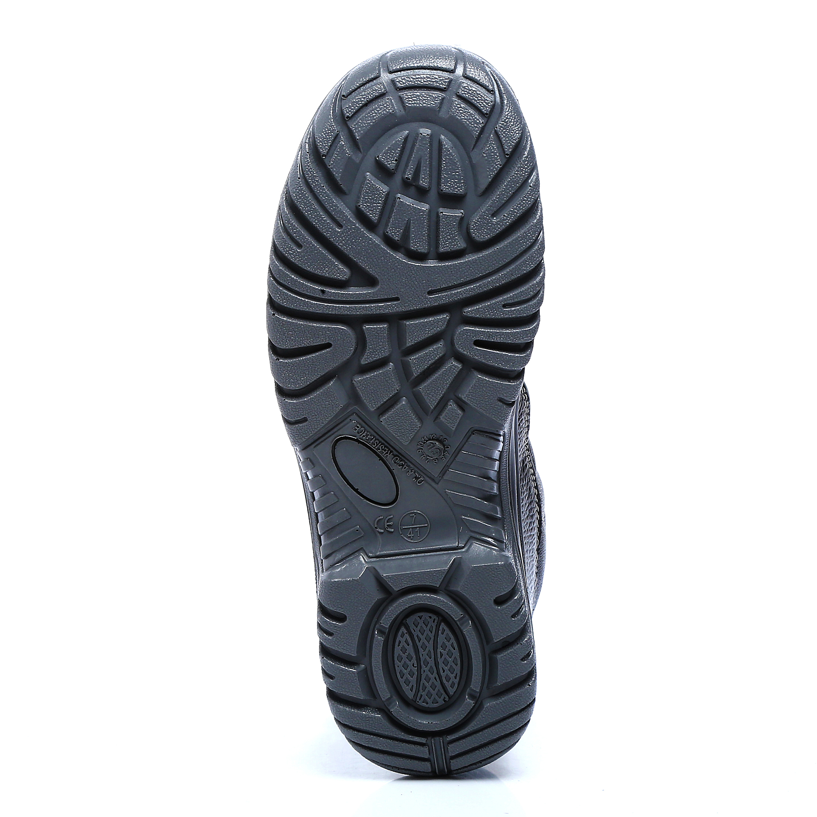 Black Carbon Leather Safety Shoe - Color: All