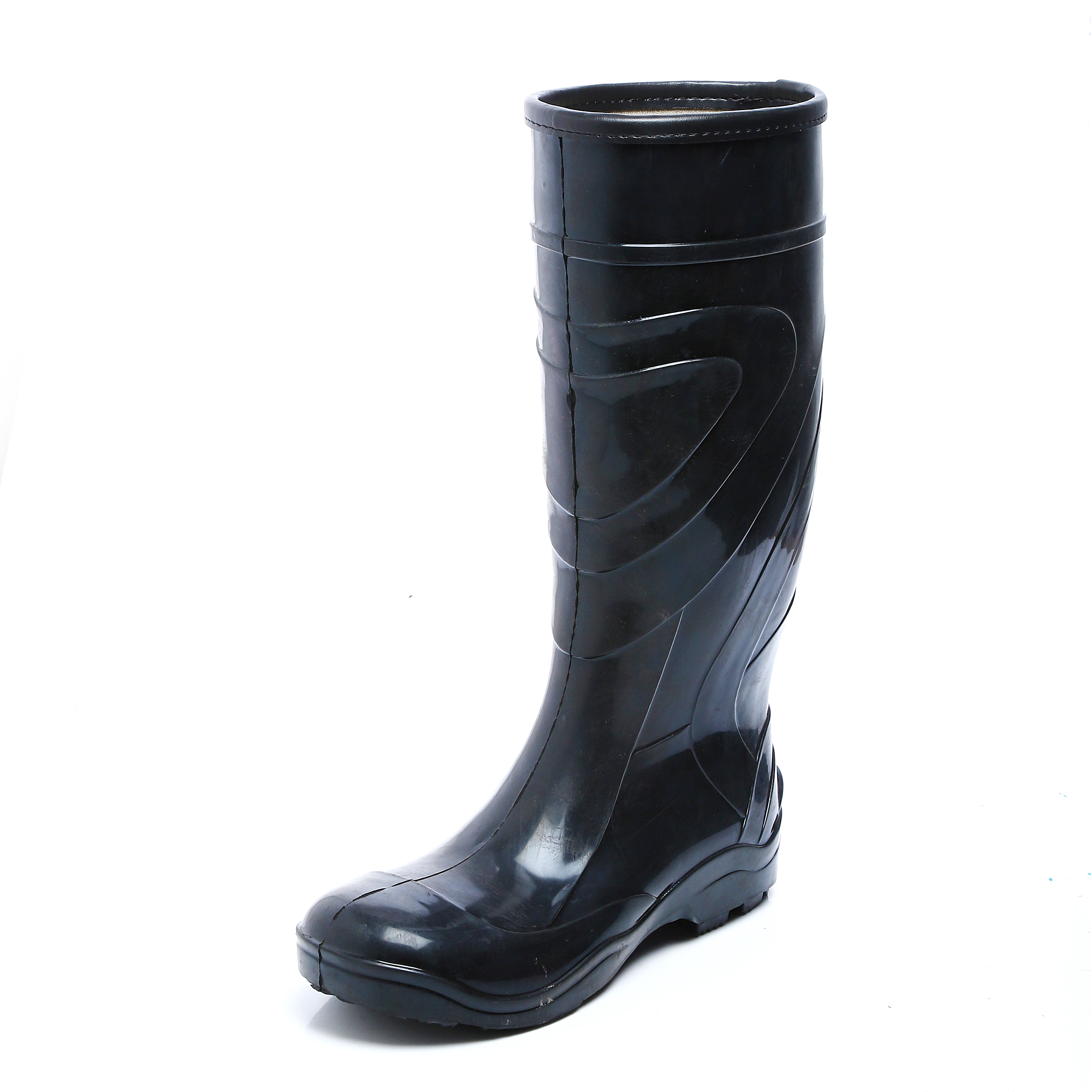 Dynamic Fire Gumboot - Color: Black