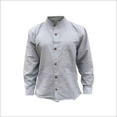 Washable Chinese Collar Shirt