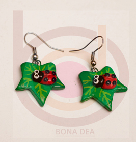 Terracotta Jewellery - Coral Drop Earrings With Imitation Pearls | Elegant Accessory For Parties And Gifts