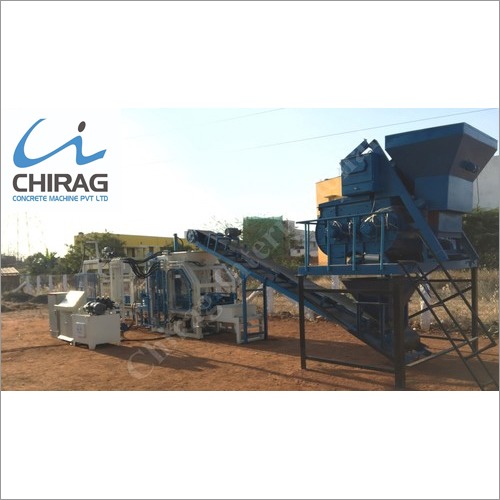 Blue Chirag Hi-Technology Ash Brick Making Machine