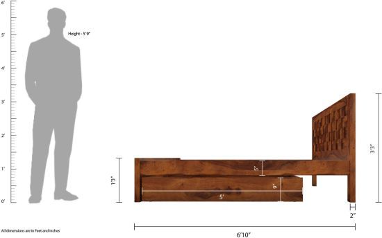Wooden Bed