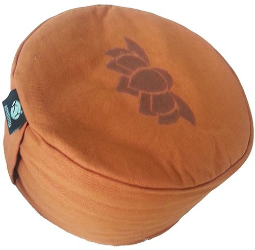 All Hdz-415-03-zafu Cushion Round Lotus Embroidered With Buckwheat Filling