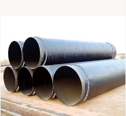 Ssaw Structural Pipe - Steel, 219.1mm-4064mm Od, 3.2mm-40mm Wall Thickness, Black Finish, Api 5l, Astm A252, High Strength Durable Versatile