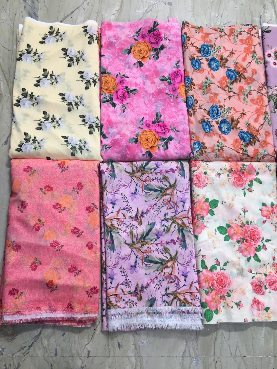 Digital Printed Polyester Fabric - Soft Touch, Eye-catching Patterns | Long Lasting Sheen, Non-shrinking, Fade Resistant