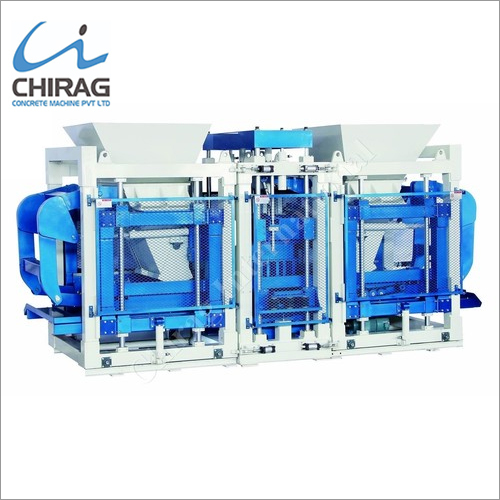 Blue Multifunction Chirag Pallet Free Block Machine