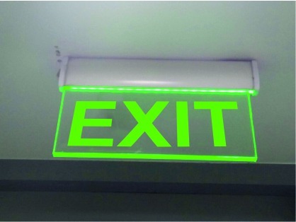 Led Exit Light Hanging Type Application: Shopping Malls Office Metro & Hospital