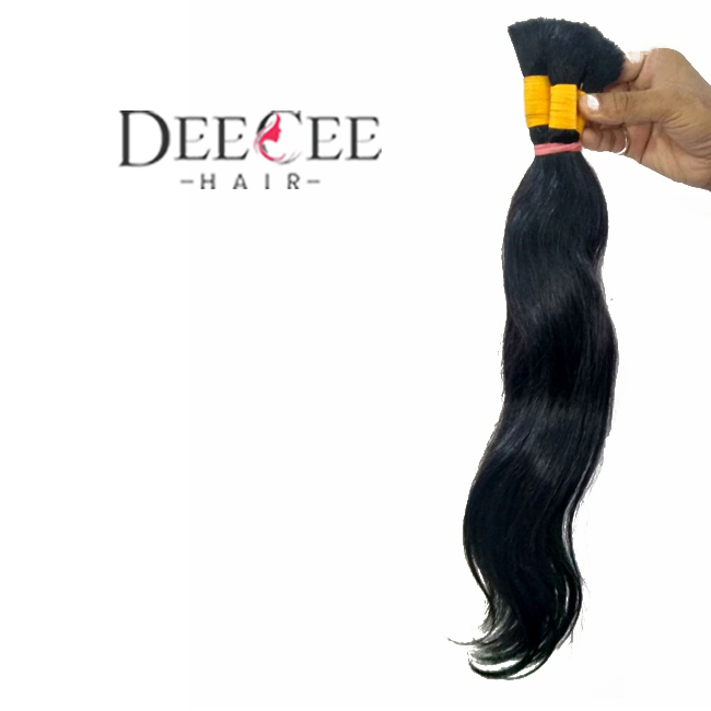 Black Remy Hair Bulk Hair