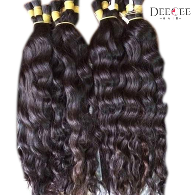 Black Remy Hair Bulk Hair