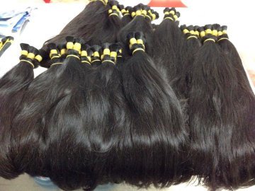 Black Remy Hair Bulk Hair