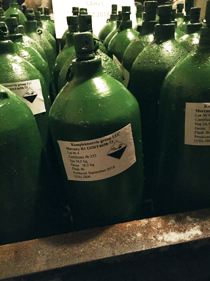 Liquid Mercury