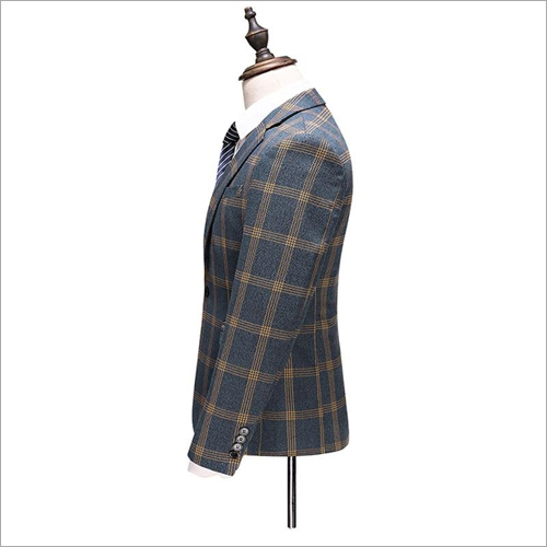 All Variants Mens 3 Piece Checked Suit