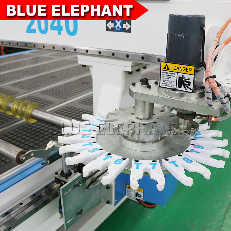 Jinan High Configuration Ele 2040 Atc Cnc Carving Machine For Mdf Acrylic Plastic Sheet Dimension(l*w*h): 2000*4000*200mm Millimeter (Mm)