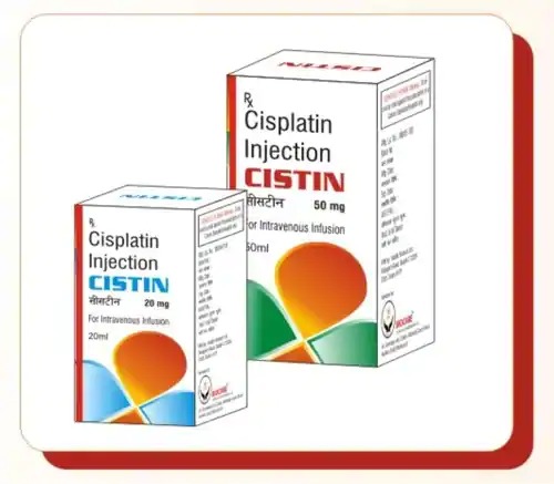 Cisplatin Injection Keep Dry & Cool Place