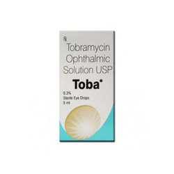 Tobramycin - 5 Ml Liquid Drop | Designed For Adults, Store In Dry & Cool Place