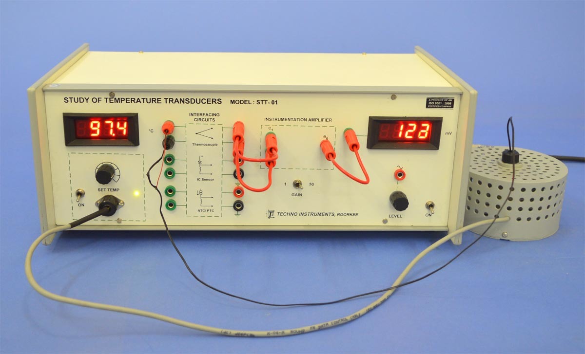 Control Lab Trainer Study Of Temperature Transducers (Stt-01)